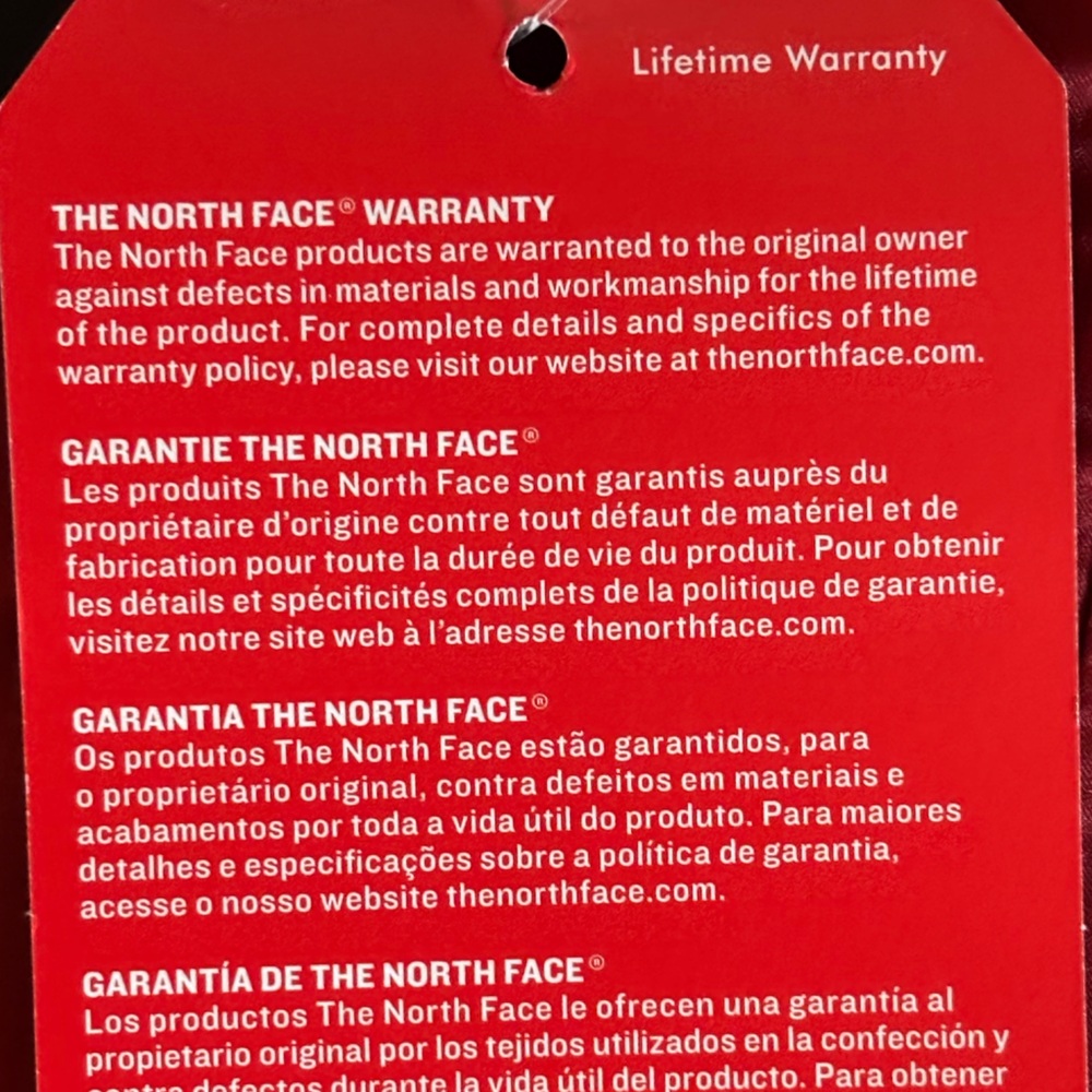 The North Face GORE TEX Red Raincoat - Picture 9 of 15